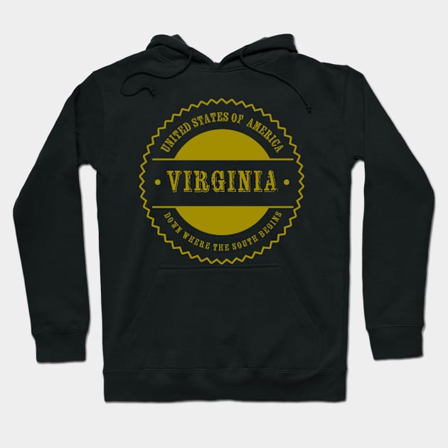 Virginia State Hoodie by Athenum